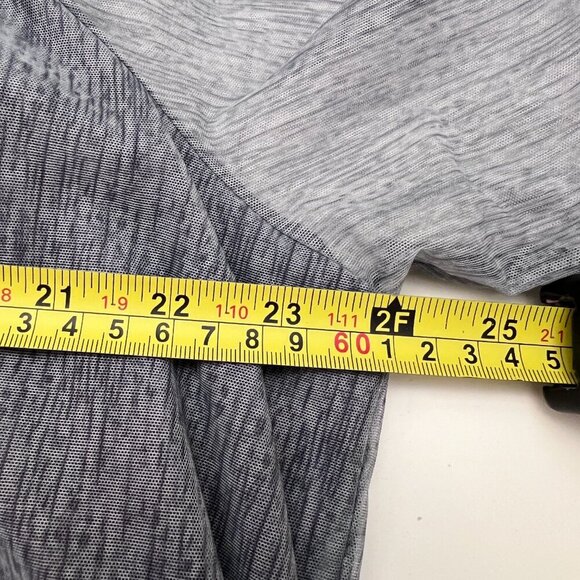 Sese Code Elegant Blue Floral Sheer Overlay Women's Career Blouse Top Size 3XL - Picture 6 of 9